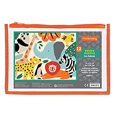 POUCH PUZZLE - ZOO ANIMALS