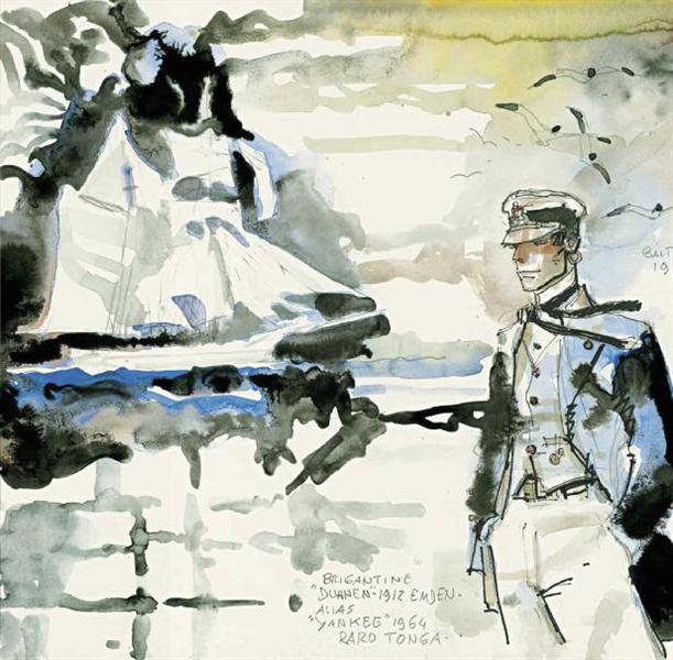 Hugo Pratt, 50 ans de création en BD, 1945-1995. Calendrier 2015