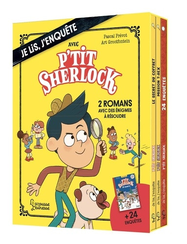P'tit Sherlock : Coffret en 3 volumes : Le secret du coffret ; Mission T-Rex ; 24 enquêtes