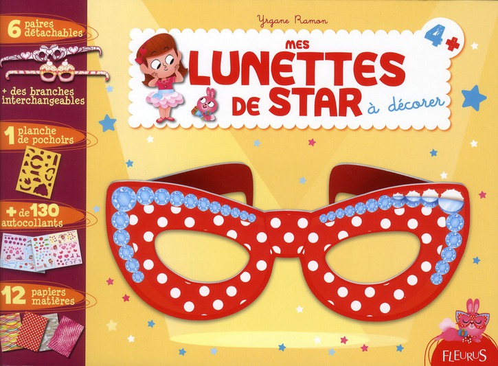 Mes lunettes de star à décorer. Dès 4 ans