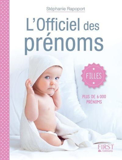 L'officiel des prénoms filles