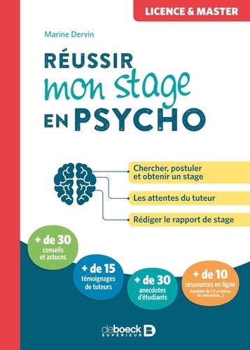 Réussir mon stage en psycho