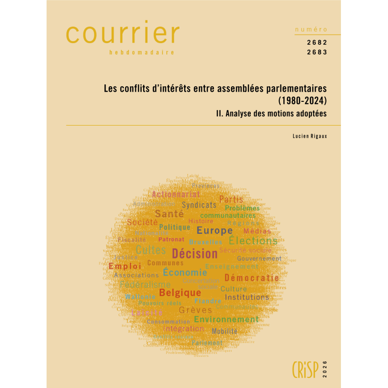 Les conflits d’intérêts entre assemblées parlementaires (1980?-?2024) Tome 2