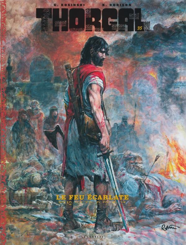 Thorgal Tome 35 : Le feu écarlate. Edition de luxe