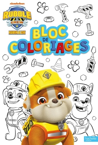 Bloc de coloriages Rubble & Crew - Ruben & Cie