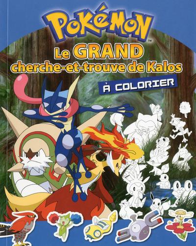 Le grand cherche-et-trouve de Kalos à colorier. Avec 150 stickers !