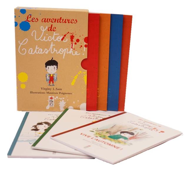 Les aventures de Victor Catastrophe. Coffre en 7 volumes : Vive la piscine ! ; Vive l'anniversaire d