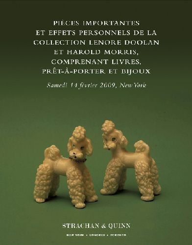 Pièces importantes et effets personnels de la collection Lenore Doolan et Harold Morris, comprenant
