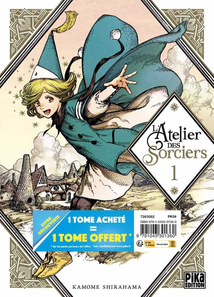 L'Atelier des Sorciers Tomes 1 et 2 : Pack en 2 volumes. Dont 1 tome offert