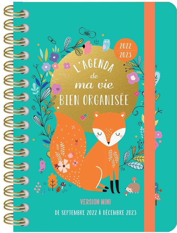 L'agenda de ma vie bien organisée. Version mini, de septembre 2022 à décembre 2023, Edition 2022-202