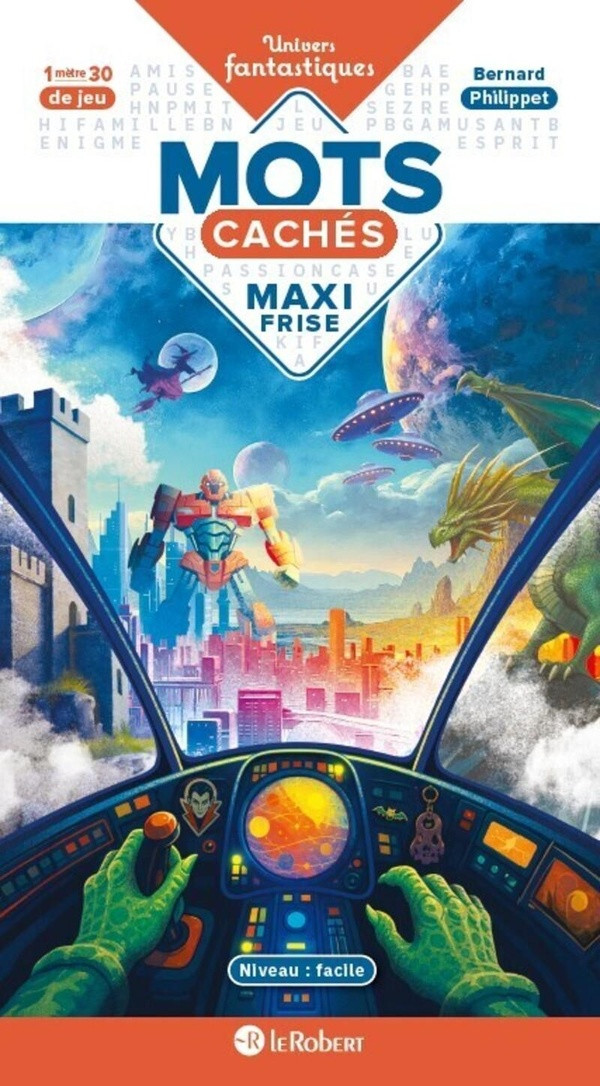 MAXI FRISE DE MOTS CACHES - UNIVERS FANTASTIQUES