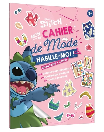 Mon cahier de mode Stitch. Bienvenue à Hawaï !