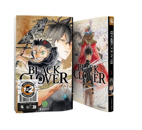 Black Clover : Pack en 2 volumes : Tomes 1, Le serment ; Tome 2, Le défenseur