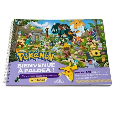 Pokémon - Bienvenue à Paldea ! Mes scènes cherche-et-trouve à sticker