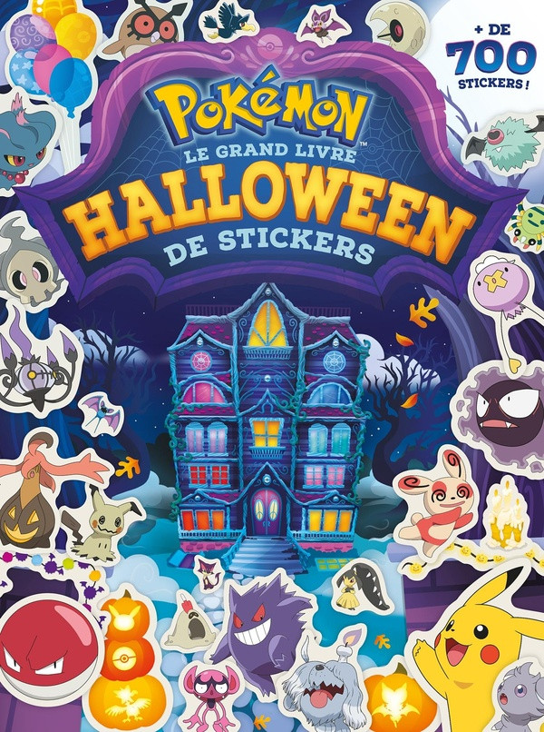 Le grand livre Halloween de stickers Pokemon. de 700 stickers !