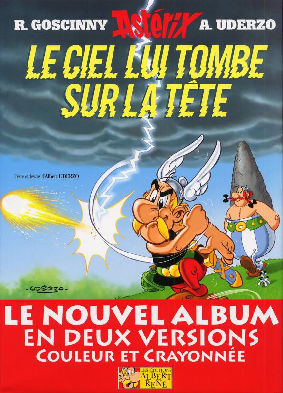Astérix Tome 33 : Le ciel lui tombe sur la tête. Edition de luxe