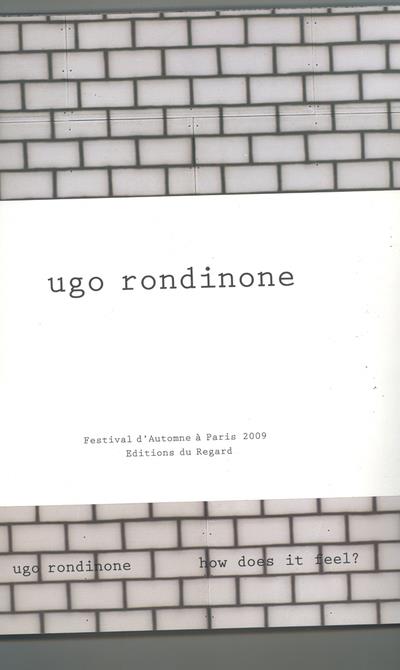 Ugo Rondinone. How does it feel? Sunrise, 2 volumes