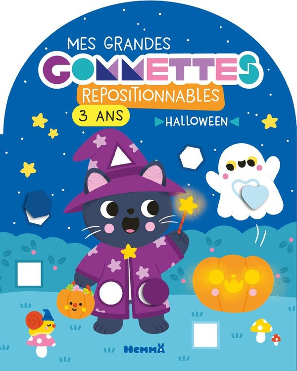 Mes grandes gommettes repositionnables Halloween