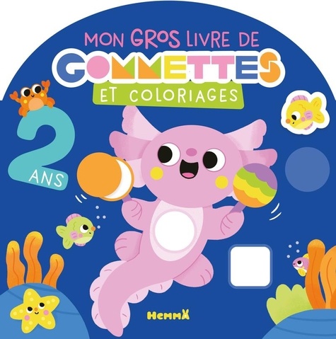 Mon gros livre de gommettes et coloriages