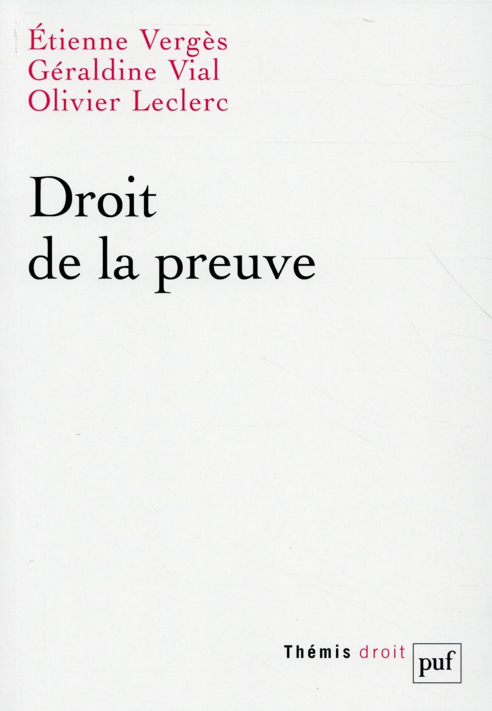 Droit de la preuve
