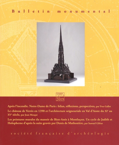 Bulletin monumental N° 177-3, octobre 2019