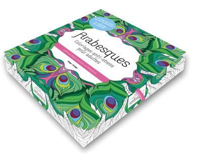 Coffret Arabesques. Coloriages anti-stress pour adultes. Avec 12 crayons de couleur
