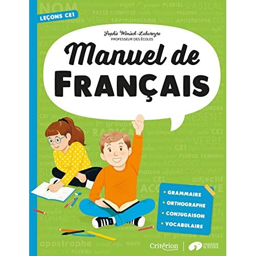Manuel de français CE1. Leçons