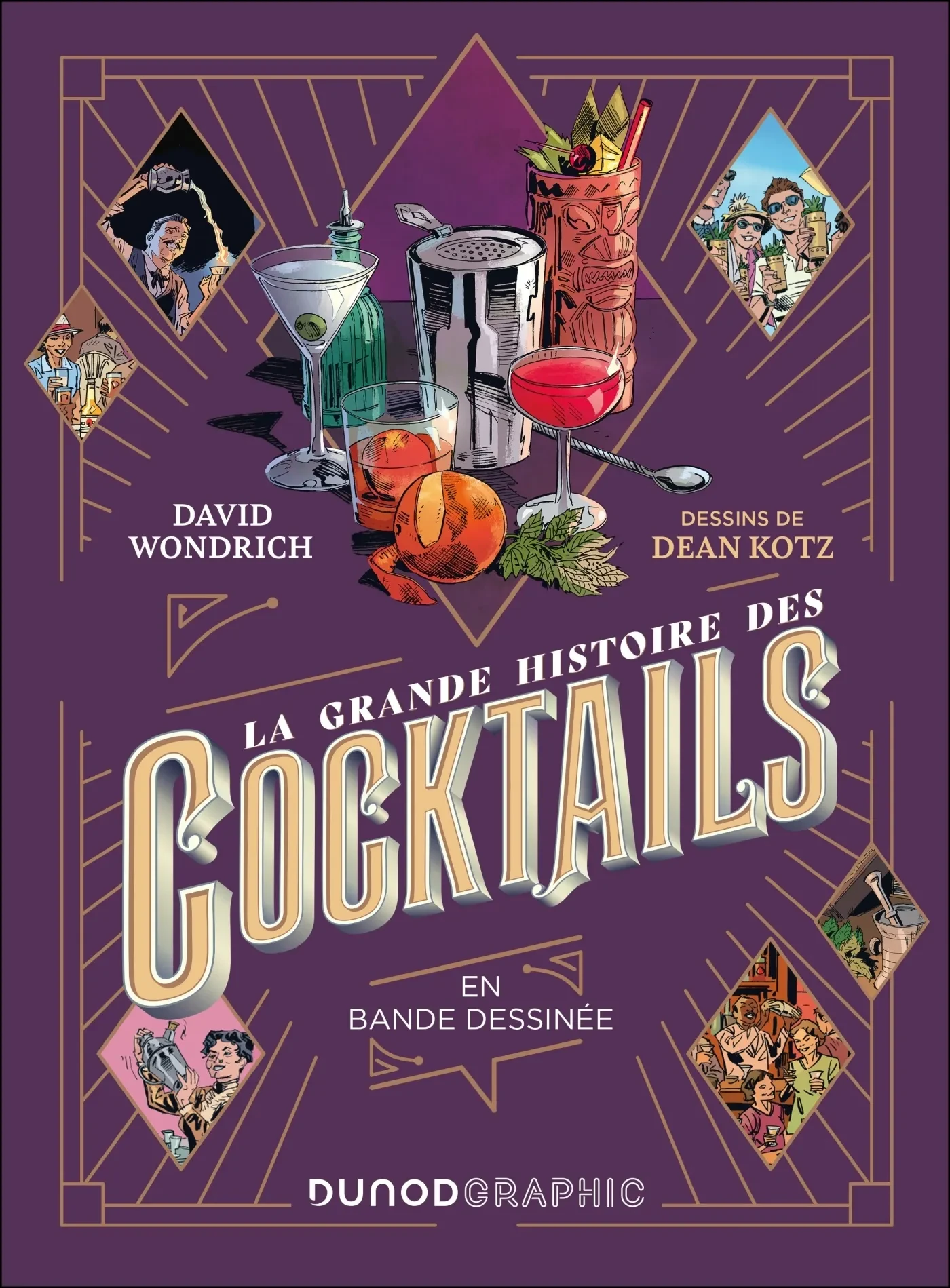 La grande histoire des cocktails. En bande dessinée