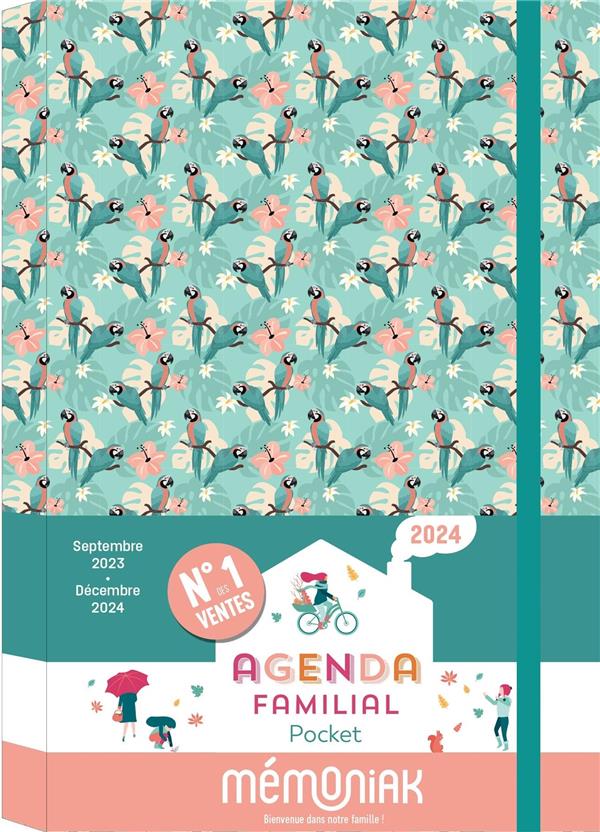 Agenda familial pocket Mémoniak. Edition 2024