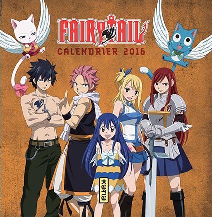 Calendrier fairy tail 2016