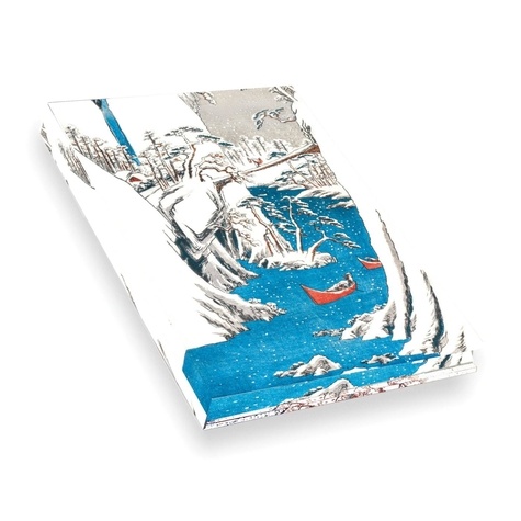 Carnet Hazan Hiroshige La rivière Fuji sous la neige