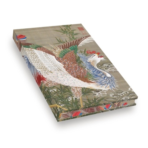 Carnet Hazan Jakuchu Phénix et soleil levant