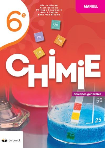 Chimie 6 (sciences generales) - manuel 2022