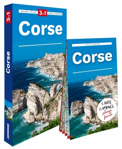 Corse. Guide, atlas, carte laminée