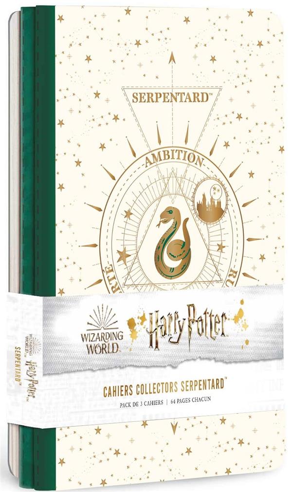 Harry Potter constellations : cahiers Serpentard. Pack en 3 volumes