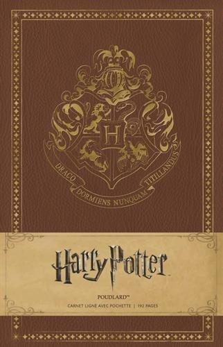 Harry Potter Poudlard. Carnet ligné avec pochette
