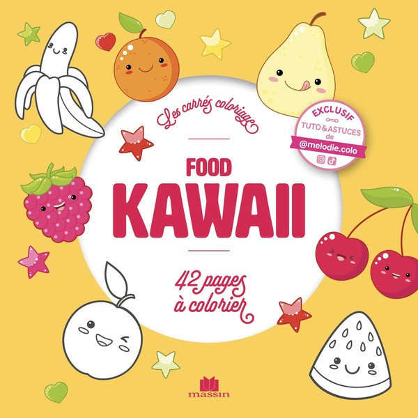 Food kawaii. 42 pages à colorier