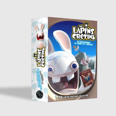 Lapins crétins : voyages : 50 cartes postales