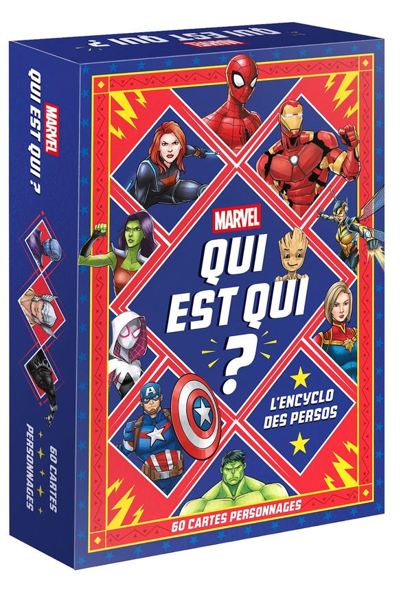 Marvel, Qui est qui ? L'encyclo des persos, 60 cartes personnages