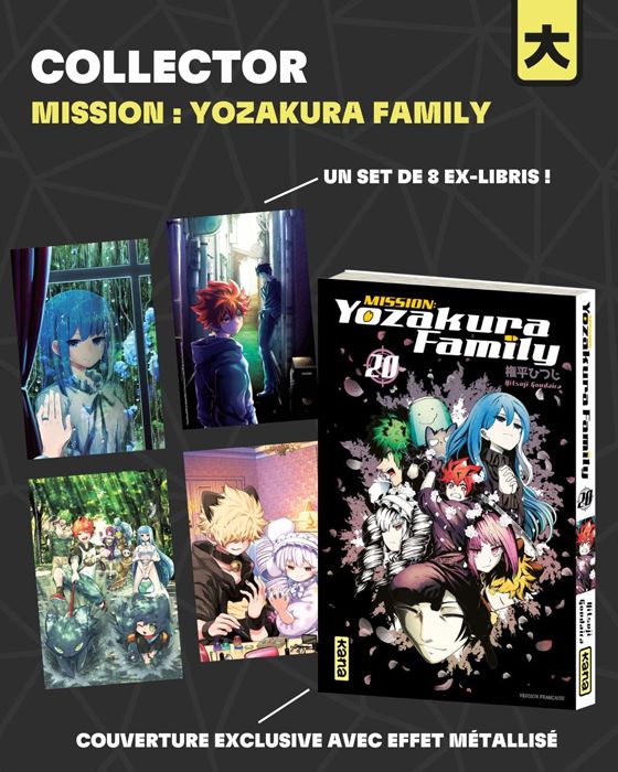 Mission : Yozakura family Tome 20 . Edition collector