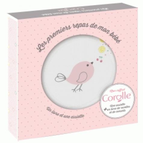 Mon coffret Corolle Les premiers repas de mon bébé. Avec une assiette