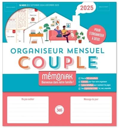 Organiseur Mensuel Couple. Edition 2025