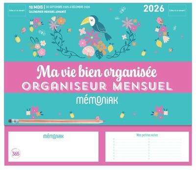 Ma vie bien organisée. Organiseur mensuel, Edition 2025-2026