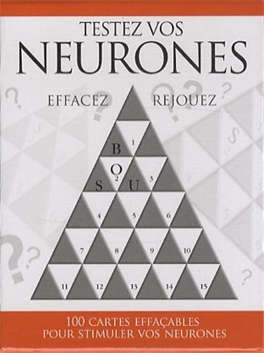 Testez vos neurones, effacez-rejouez. 100 cartes effaçables pour stimuler vos neurones