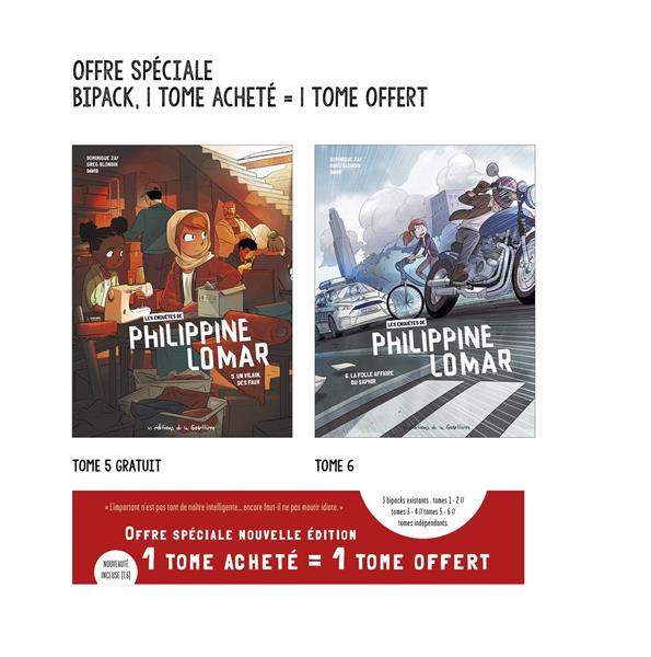 Les Enquêtes de Philippine Lomar - Bipack Tomes 5 et 6