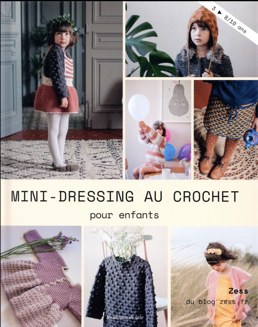 Mini-dressing au crochet pour enfants