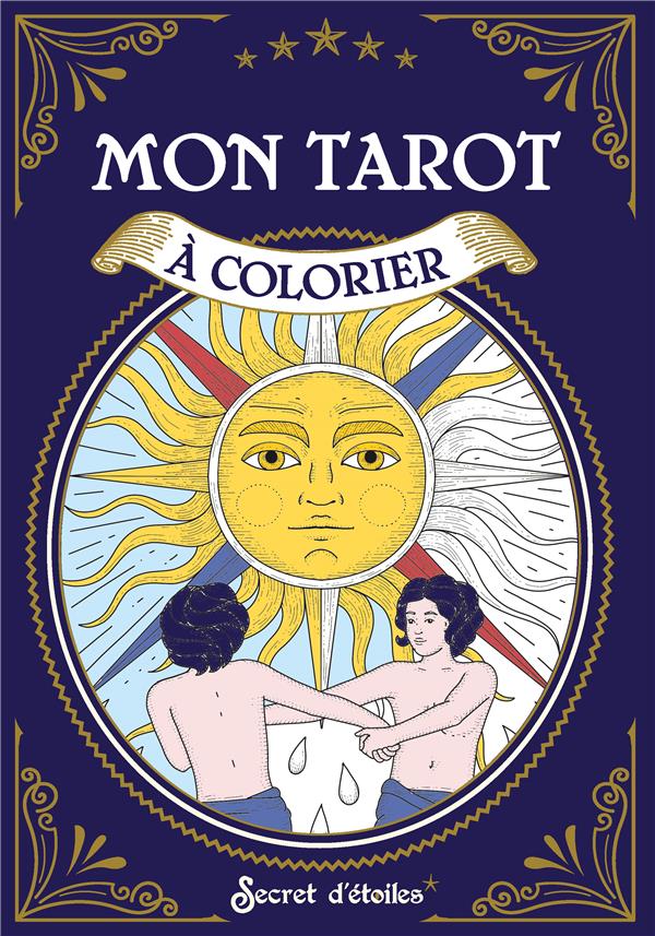 Mon tarot à colorier. Avec 22 cartes à colorier, une jolie pochette en tissu, un set de crayons et u