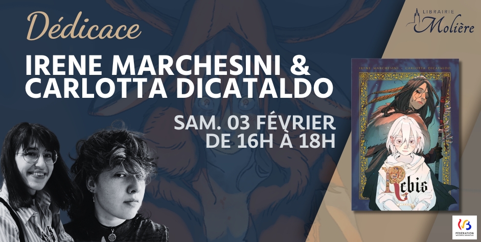 Irene Marchesini et Carlotta Dicataldo (Rebis) en dédicace ! 