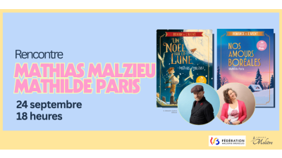 Rencontres spéciales romans de l'Avent, avec Mathias Malzieu et Mathilde Paris