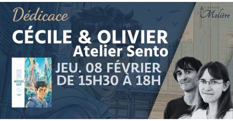 Cécile et Olivier (Atelier Sento) en dédicace !